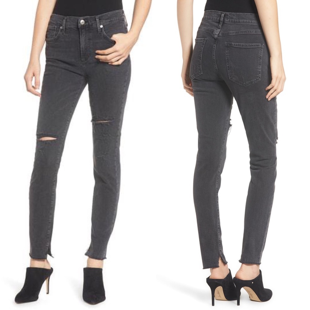 AGOLDE Sophie High Waist Ankle Skinny Renegade